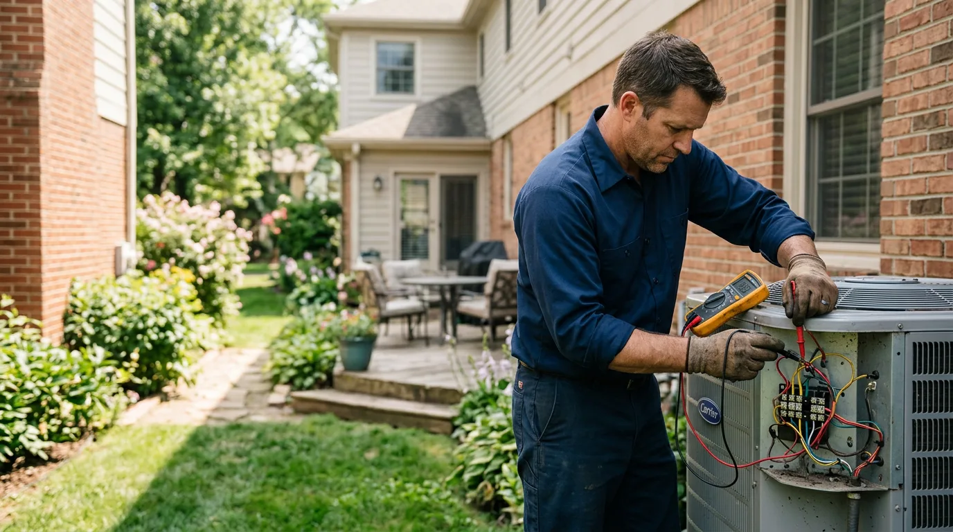 HVAC technician working near Grafton, NH